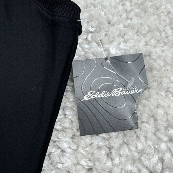 Eddie Bauer Infinity Ribbed Trim Tank Black NEW - Picture 6 of 7